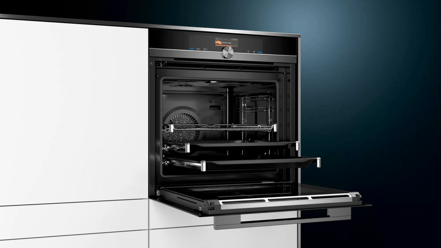 Siemens HB676G0S1 – Inbouwoven – 71 l – RVS – 4D hetelucht en pizzastand