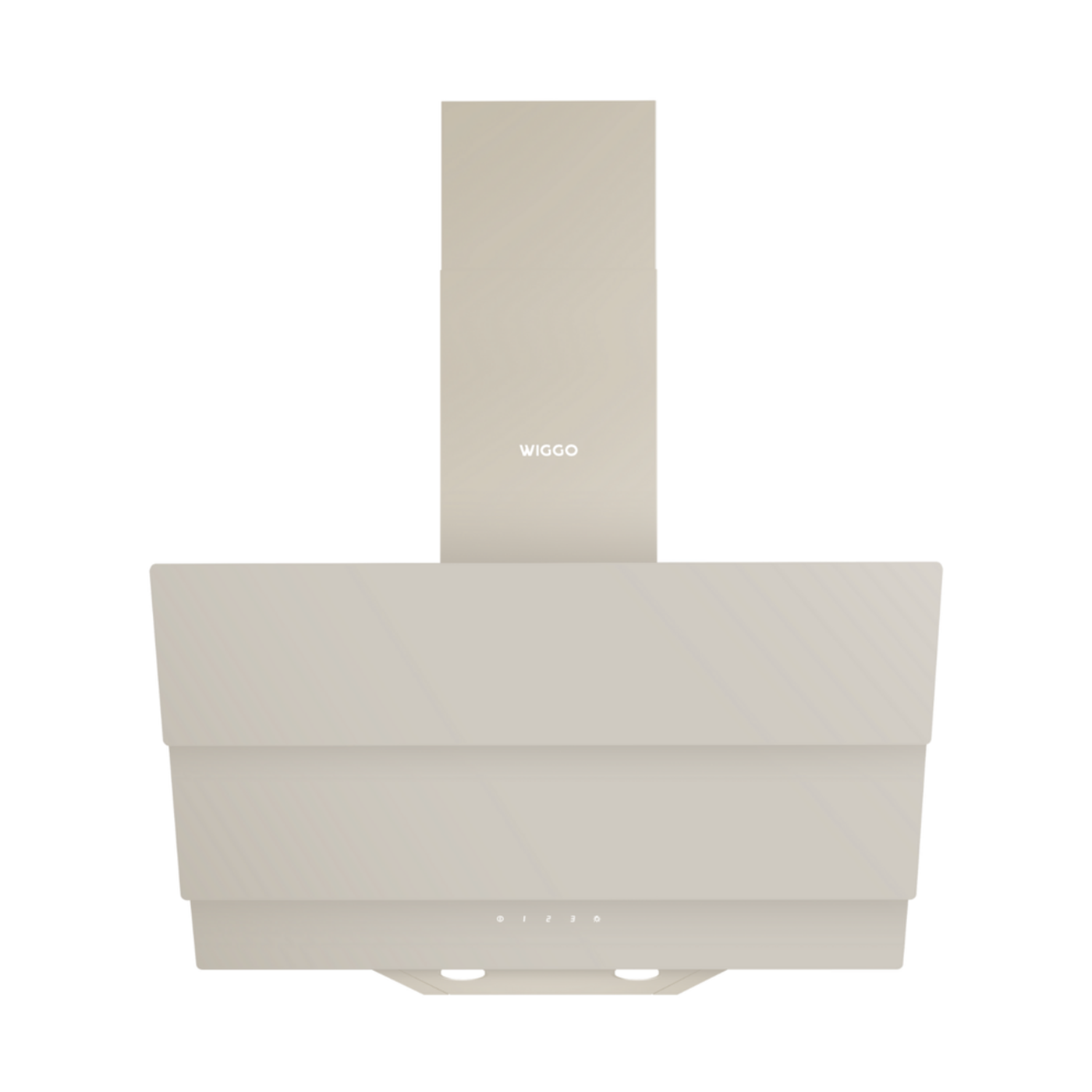 Wiggo WE-B643G(C) – Afzuigkap – 60 cm – Crème – Wandschouw – Energieklasse B – Stil – Koolstoffilter