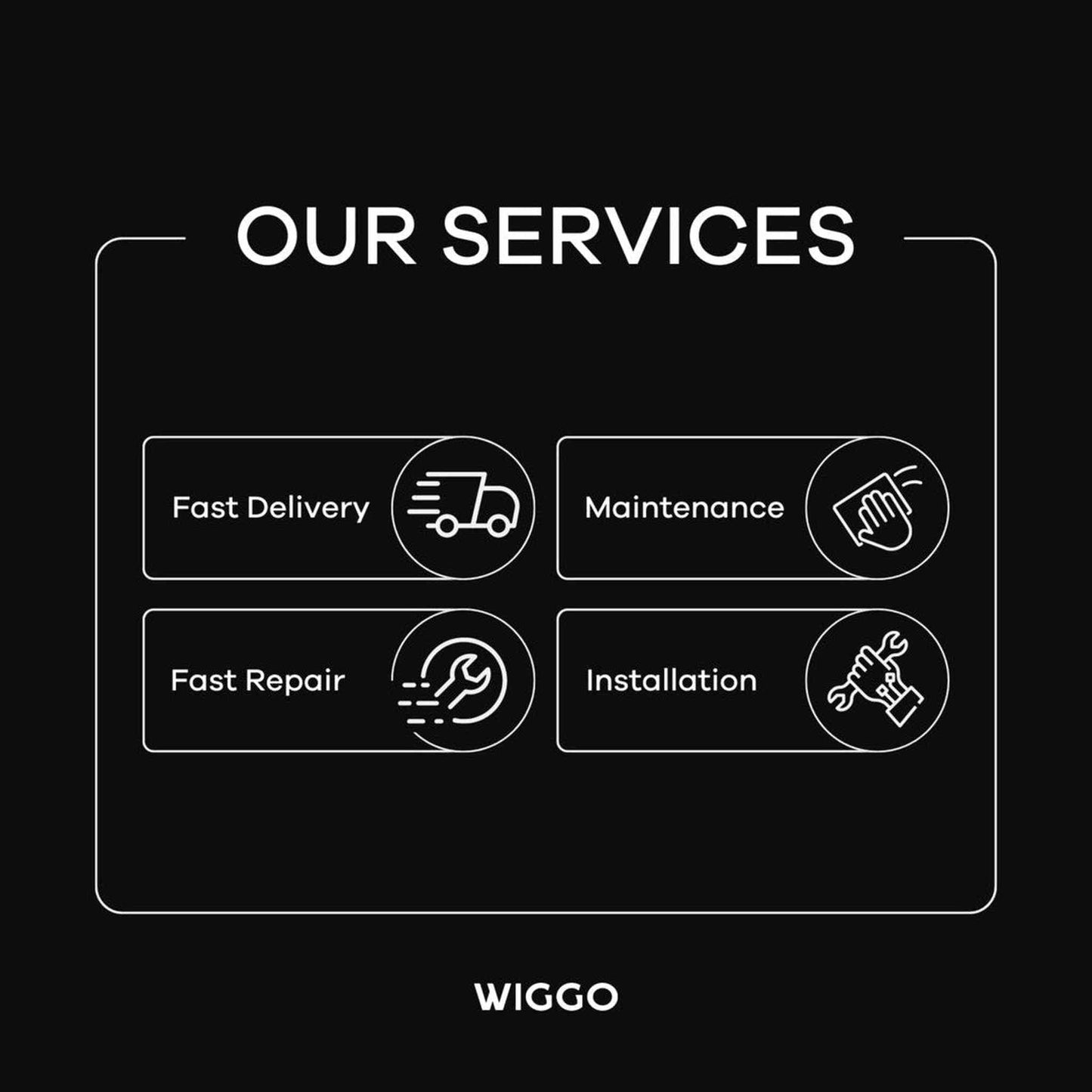 Wiggo WE-E933G W - Wandschouw Afzuigkap
