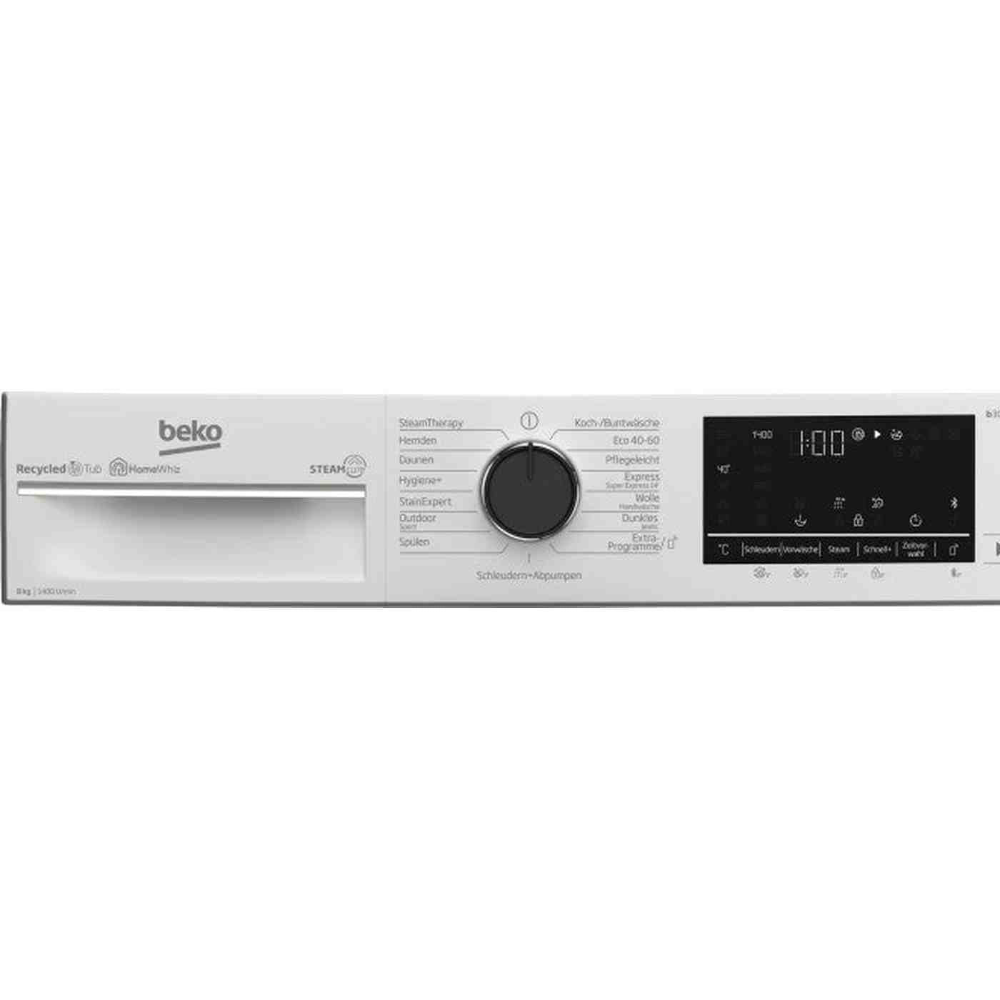Beko B5WFU58415W – Wasmachine – 8 kg – Wit – 1400 rpm – Energieklasse A
