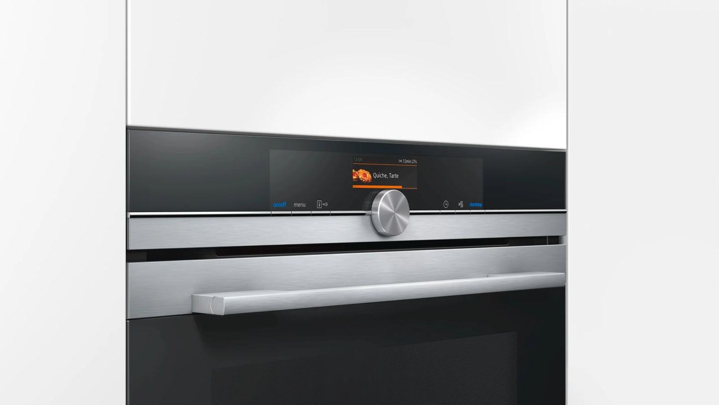 Siemens HB676G0S1 – Inbouwoven – 71 l – RVS – 4D hetelucht en pizzastand