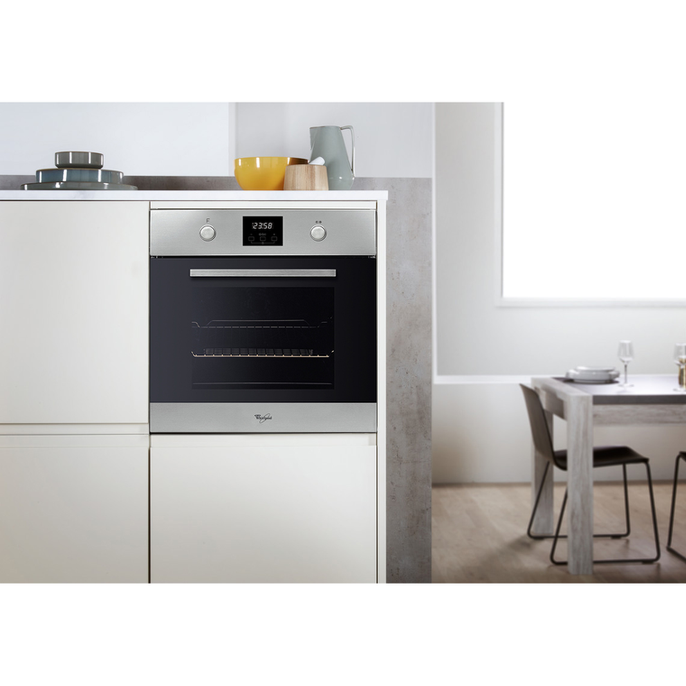 Whirlpool AKP462/IX – Inbouwoven – 60 l – RVS – Heteluchtfunctie – Energieklasse A