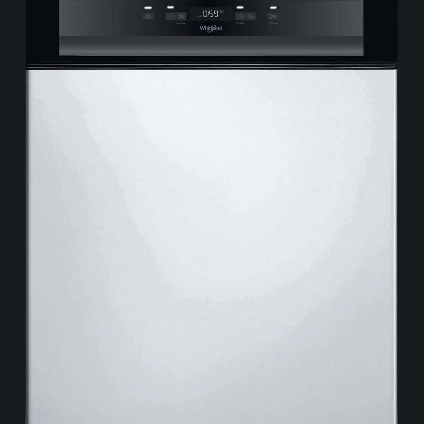 Whirlpool WBC3C26B - Inbouw vaatwasser - Half geïntegreerd