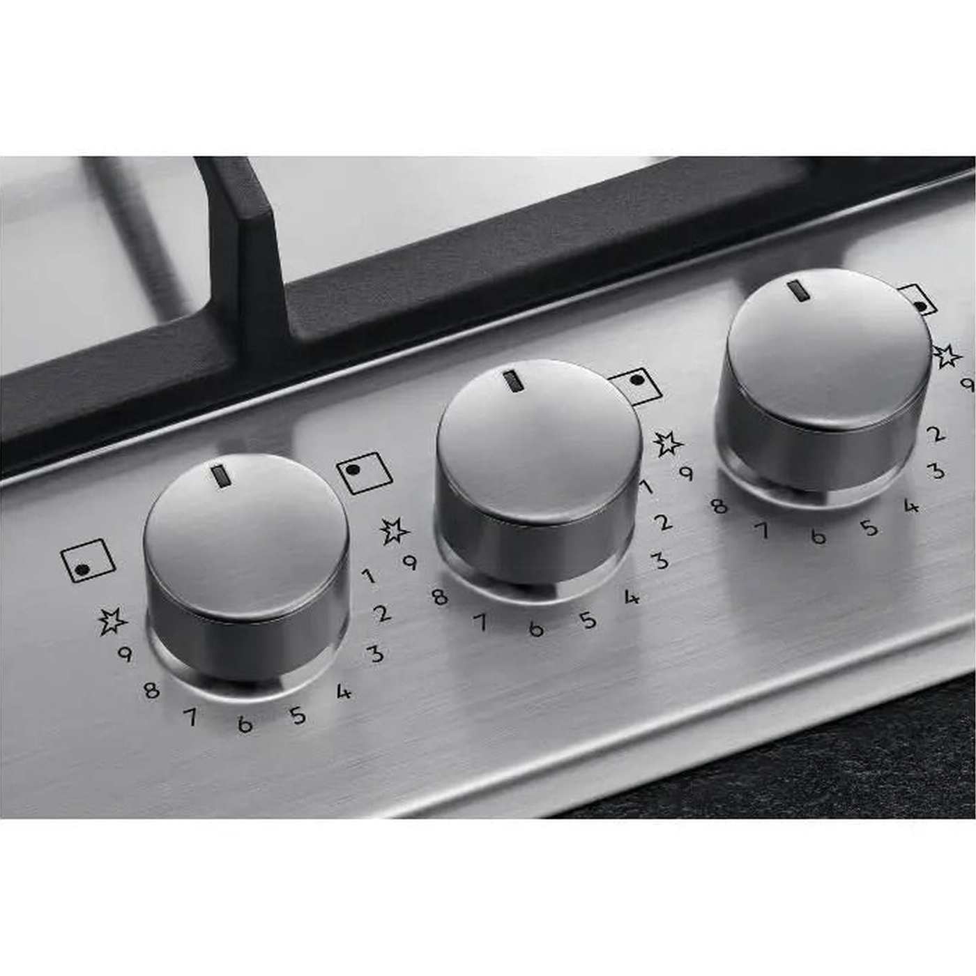 AEG HGB75520SM – Gaskookplaat – 75 cm breed – 5 zones – Krachtig – Direct leverbaar