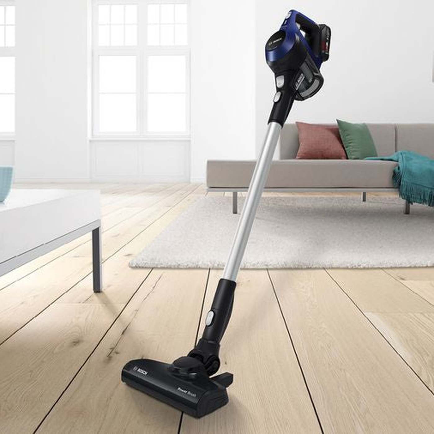 Bosch BBS611MAT – Steelstofzuiger – Accu – Zakloos – 700 W – Blauw – 30 min gebruik