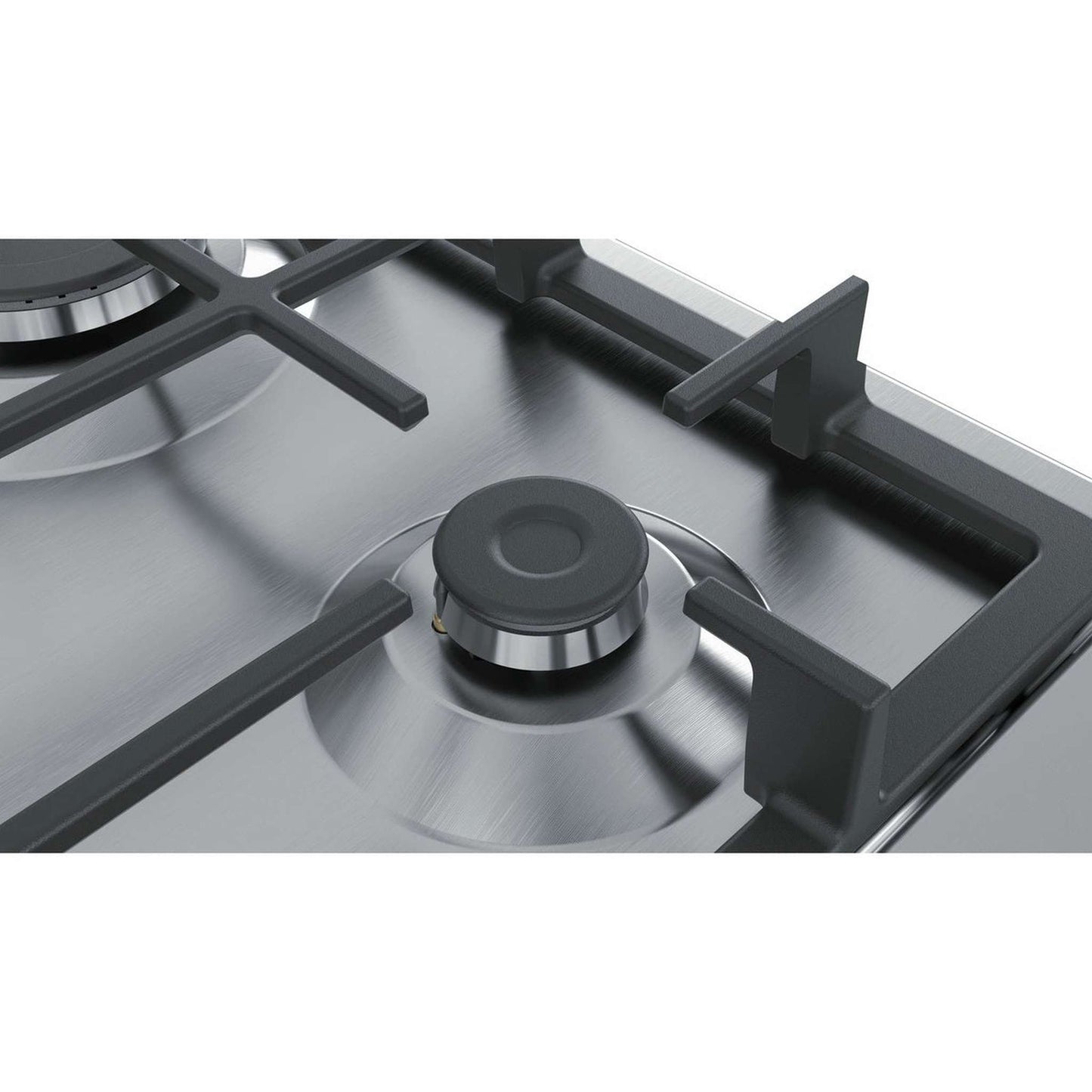 Bosch PGH6B5B90 – Kookplaat – Inbouw gaskookplaat van roestvrij staal met draaiknoppen