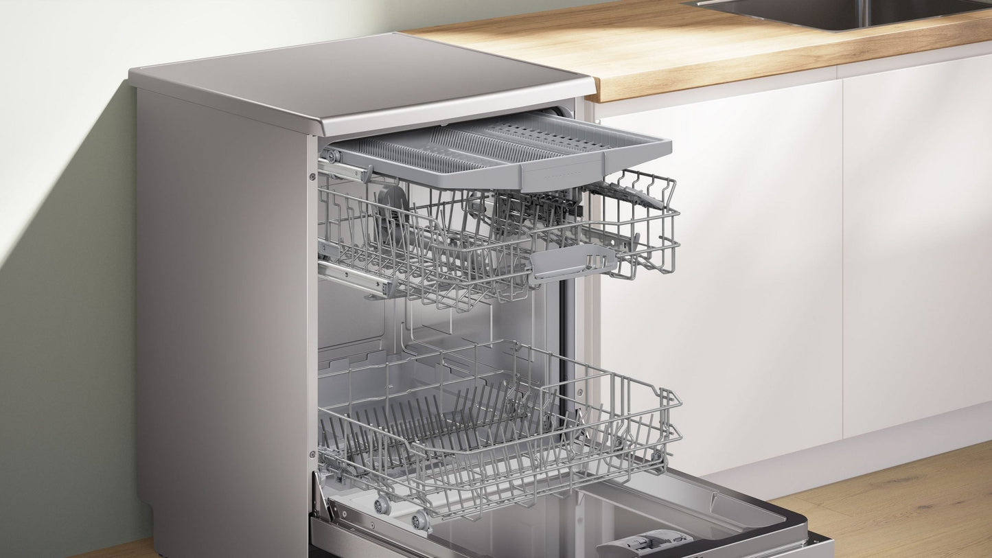 Bosch SMS2HVI02E – Vrijstaande Vaatwasser – 14 Couverts – RVS – 46 dB – Energieklasse D