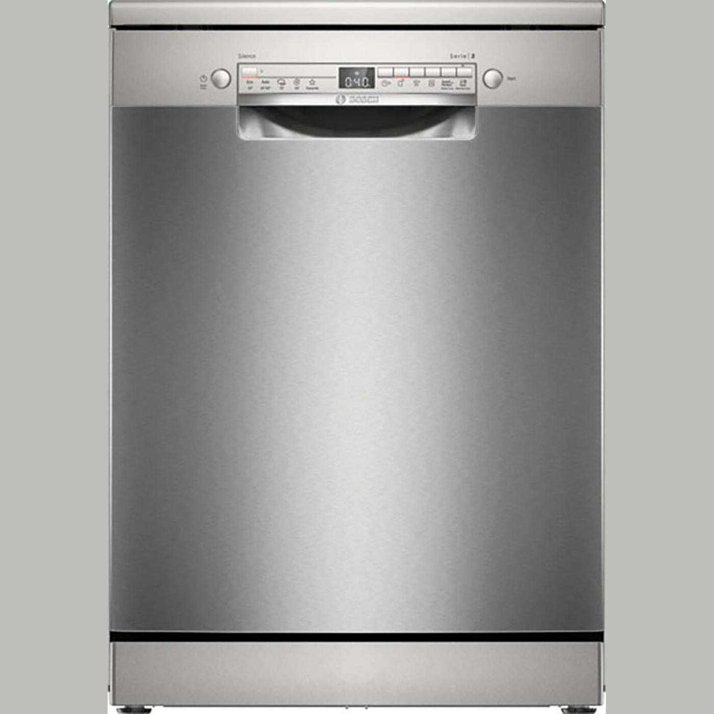 Bosch SMS2HVI02E – Vrijstaande Vaatwasser – 14 Couverts – RVS – 46 dB – Energieklasse D