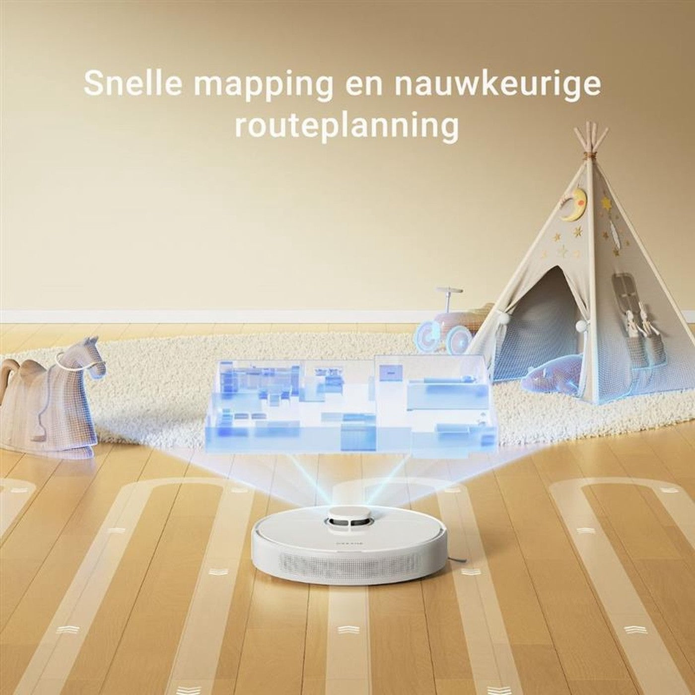 Dreame D9 Max Gen 2 – Robotstofzuiger met dweilfunctie – 4000 Pa – Appbediening – LDS Navigatie – Direct leverbaar