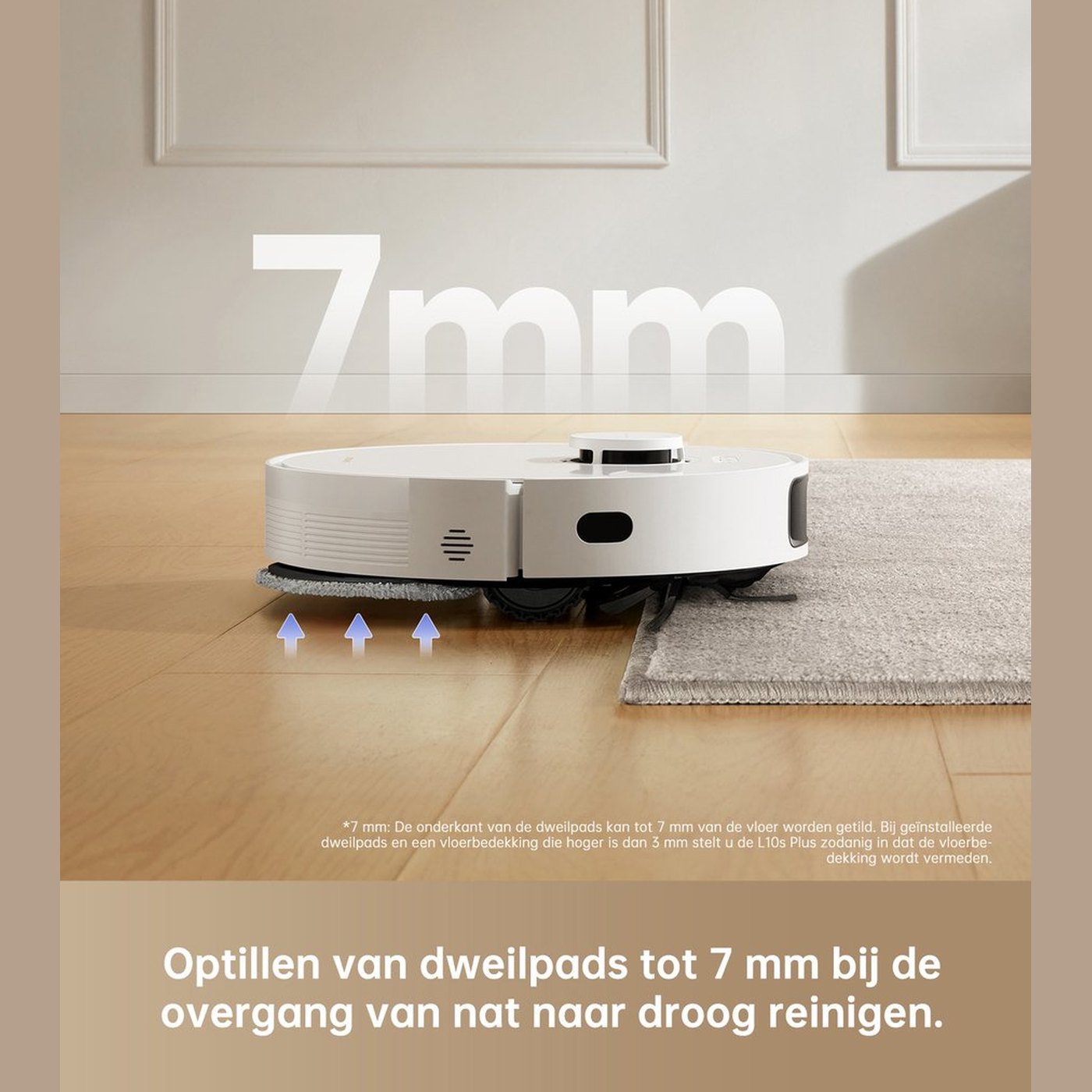 Dreame L10S Plus – Robotstofzuiger – 5300 Pa zuigkracht – AI 3D-navigatie – Zelfreinigend – Direct leverbaar