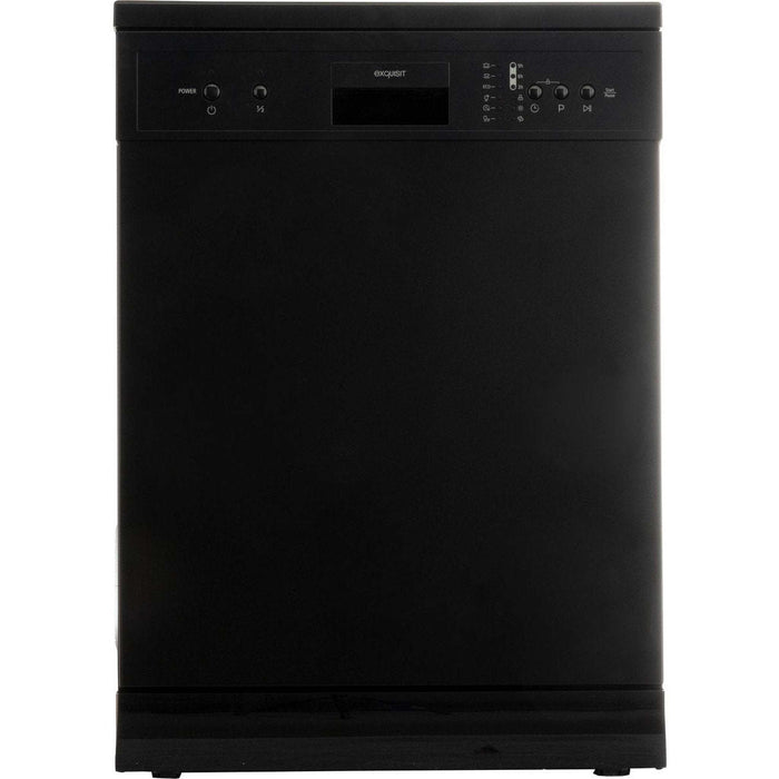 Exquisit GSP8314-030DB – Vaatwasser – Vrijstaand, zwart, 44 dB & 11L waterverbruik