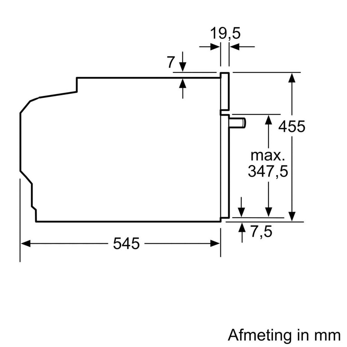 Bosch CFA634GS1 - Inbouw magnetron