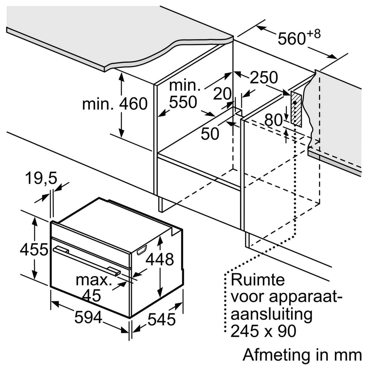 Bosch CFA634GS1 - Inbouw magnetron
