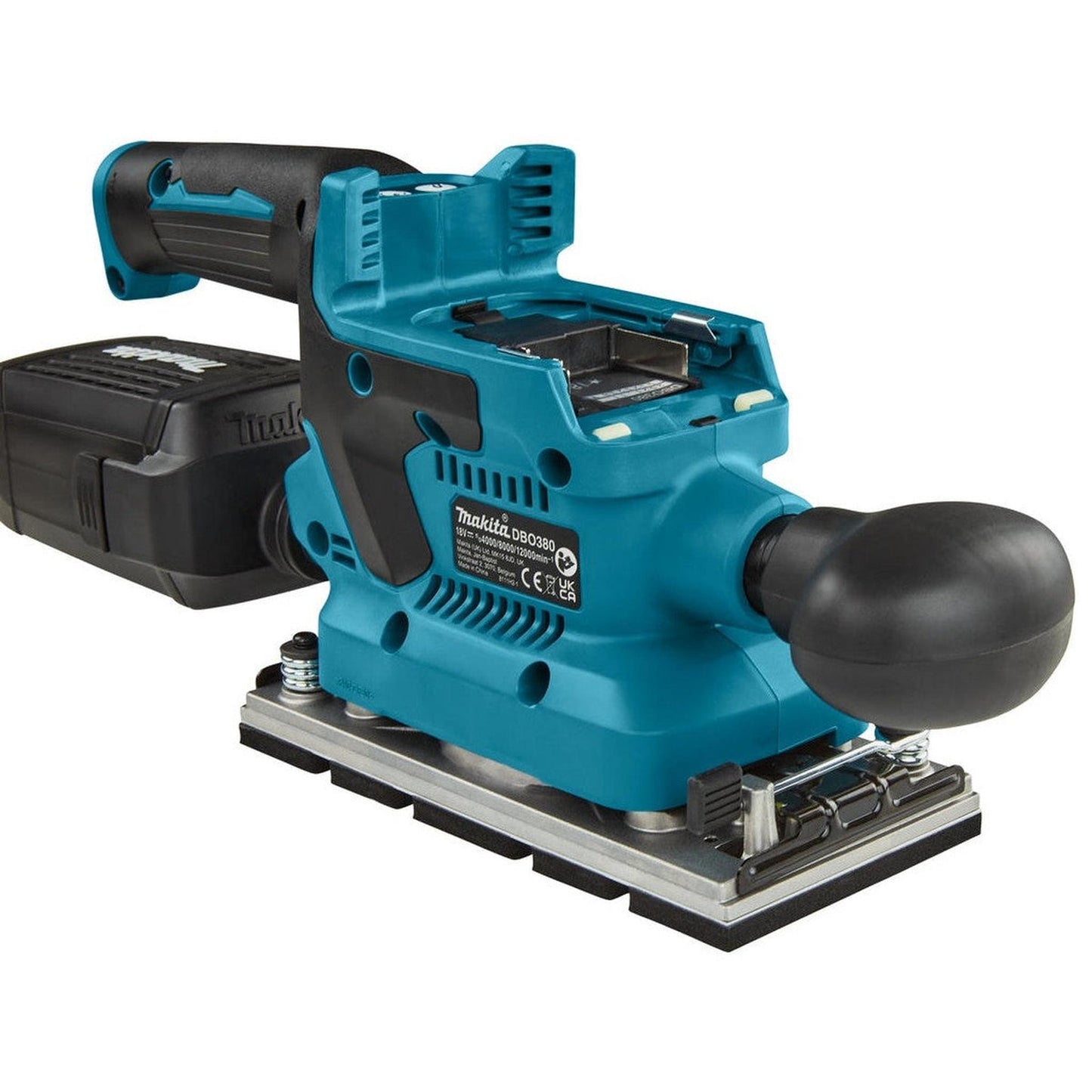 Makita DBO380Z – Accu Vlakschuurmachine – 3 Snelheden, Stofafzuiging, Ergonomisch