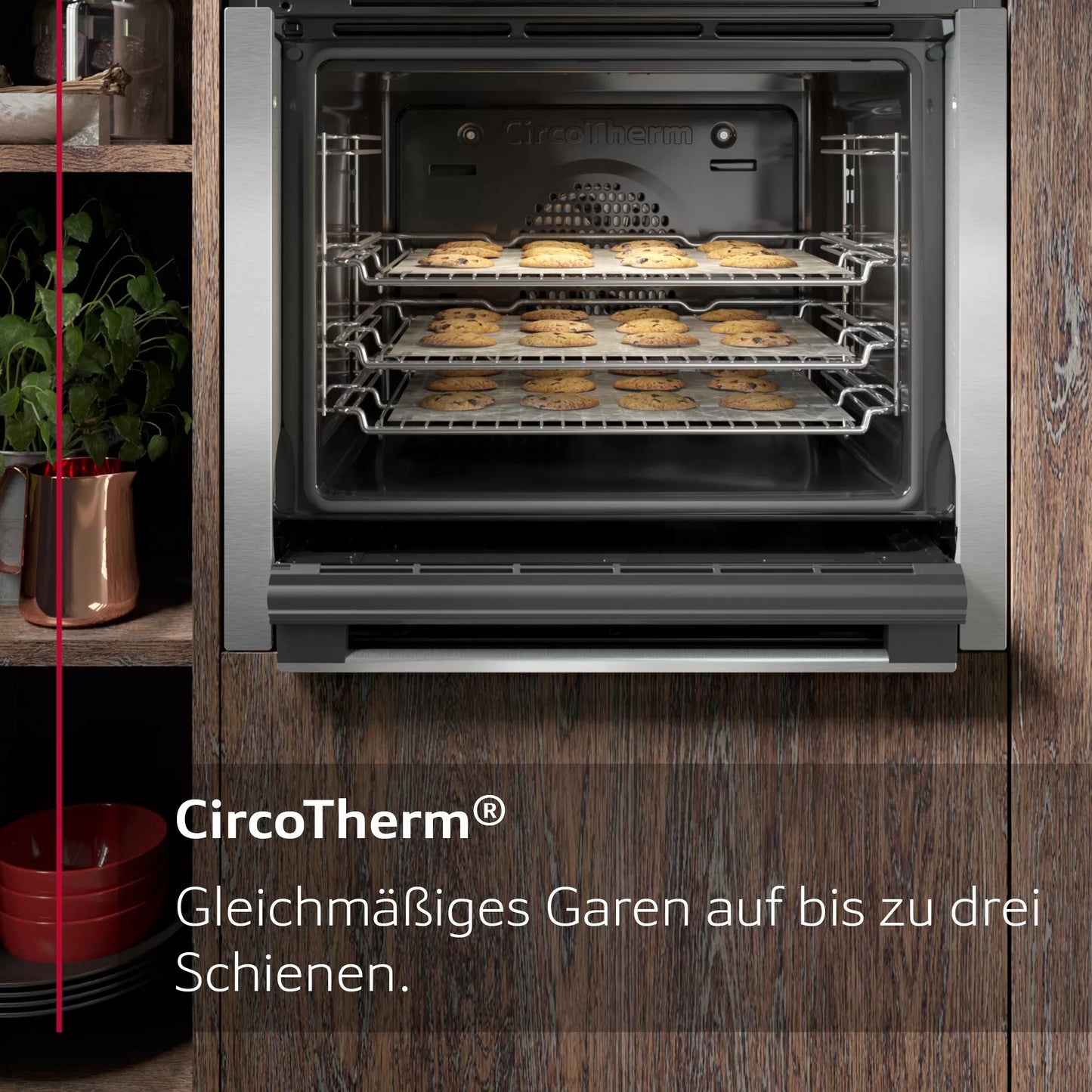 Neff B6ACH7AG3 – Inbouwoven – 71L – 6 functies – Energieklasse C – Zwart