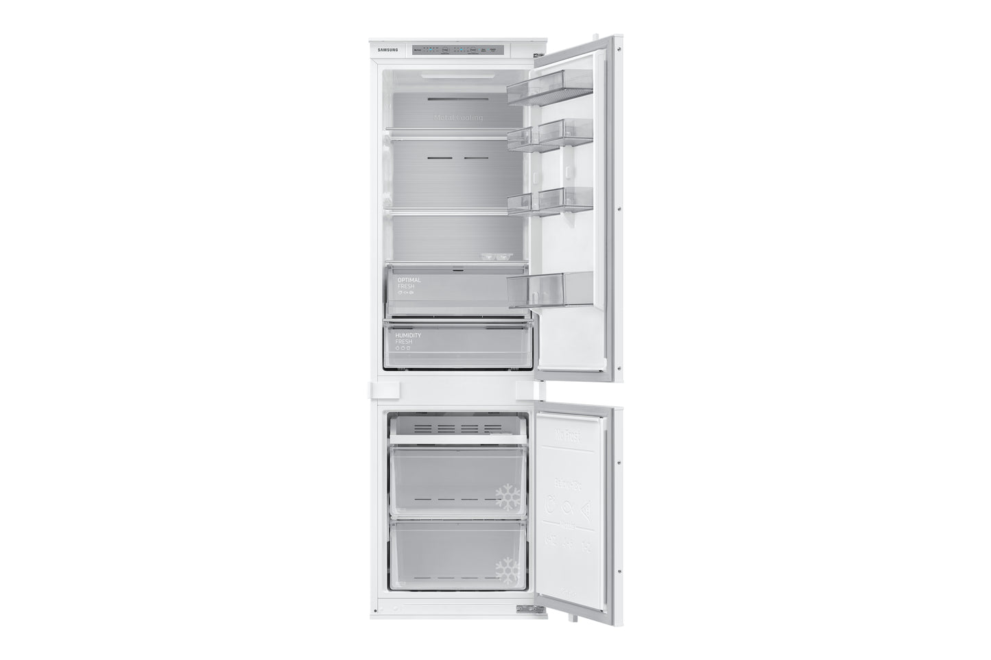 Samsung BRB26703EWW – Inbouw Koel-vriescombinatie – No Frost – Fluisterstil – Energieklasse E – 267 liter