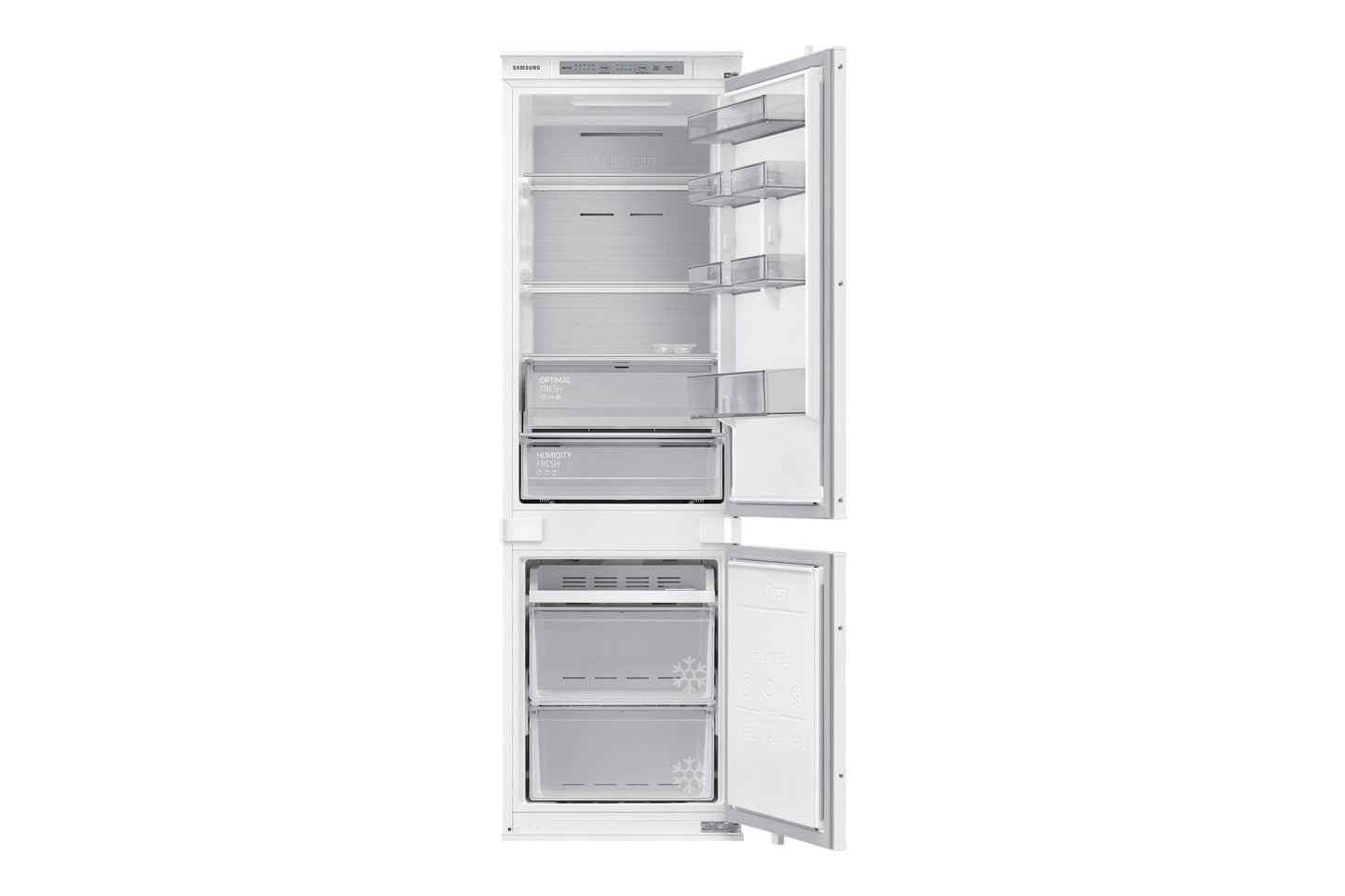 Samsung BRB26703EWW – Inbouw Koel-vriescombinatie – No Frost – Fluisterstil – Energieklasse E – 267 liter