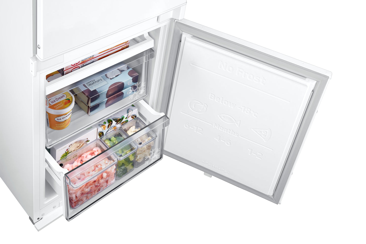 Samsung BRB26703EWW – Inbouw Koel-vriescombinatie – No Frost – Fluisterstil – Energieklasse E – 267 liter
