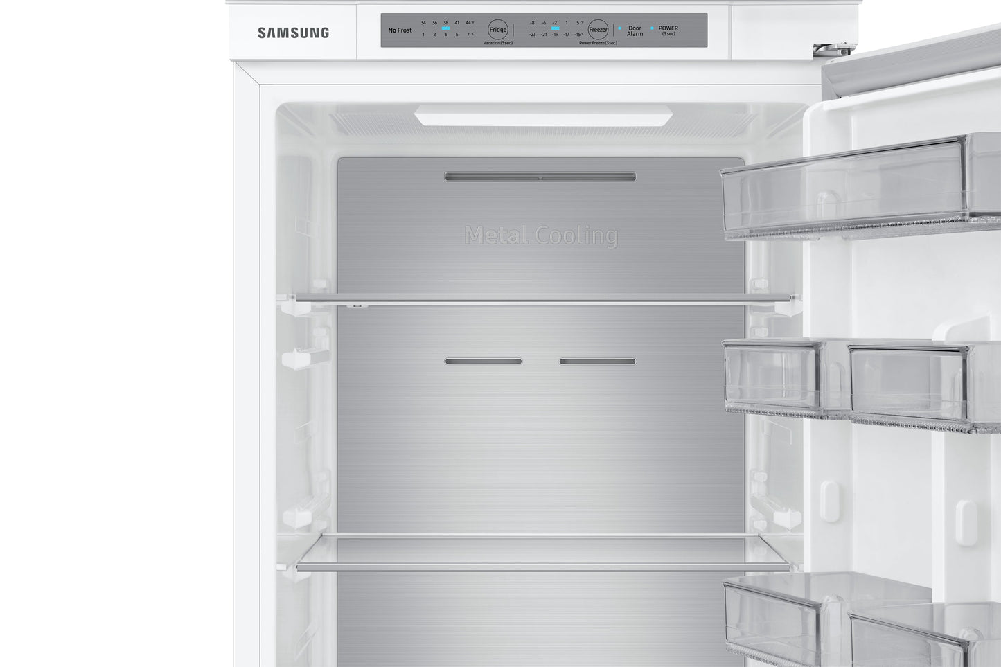 Samsung BRB26703EWW – Inbouw Koel-vriescombinatie – No Frost – Fluisterstil – Energieklasse E – 267 liter