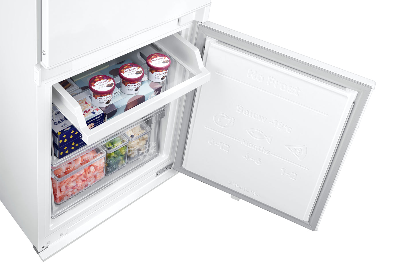 Samsung BRB26703EWW – Inbouw Koel-vriescombinatie – No Frost – Fluisterstil – Energieklasse E – 267 liter