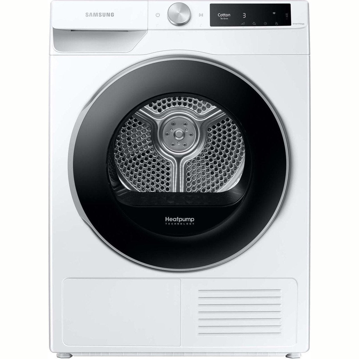 Samsung DV90T6240LES2 – Warmtepompdroger – 9 kg – Wit – Energieklasse A – SmartThings – 63 dB
