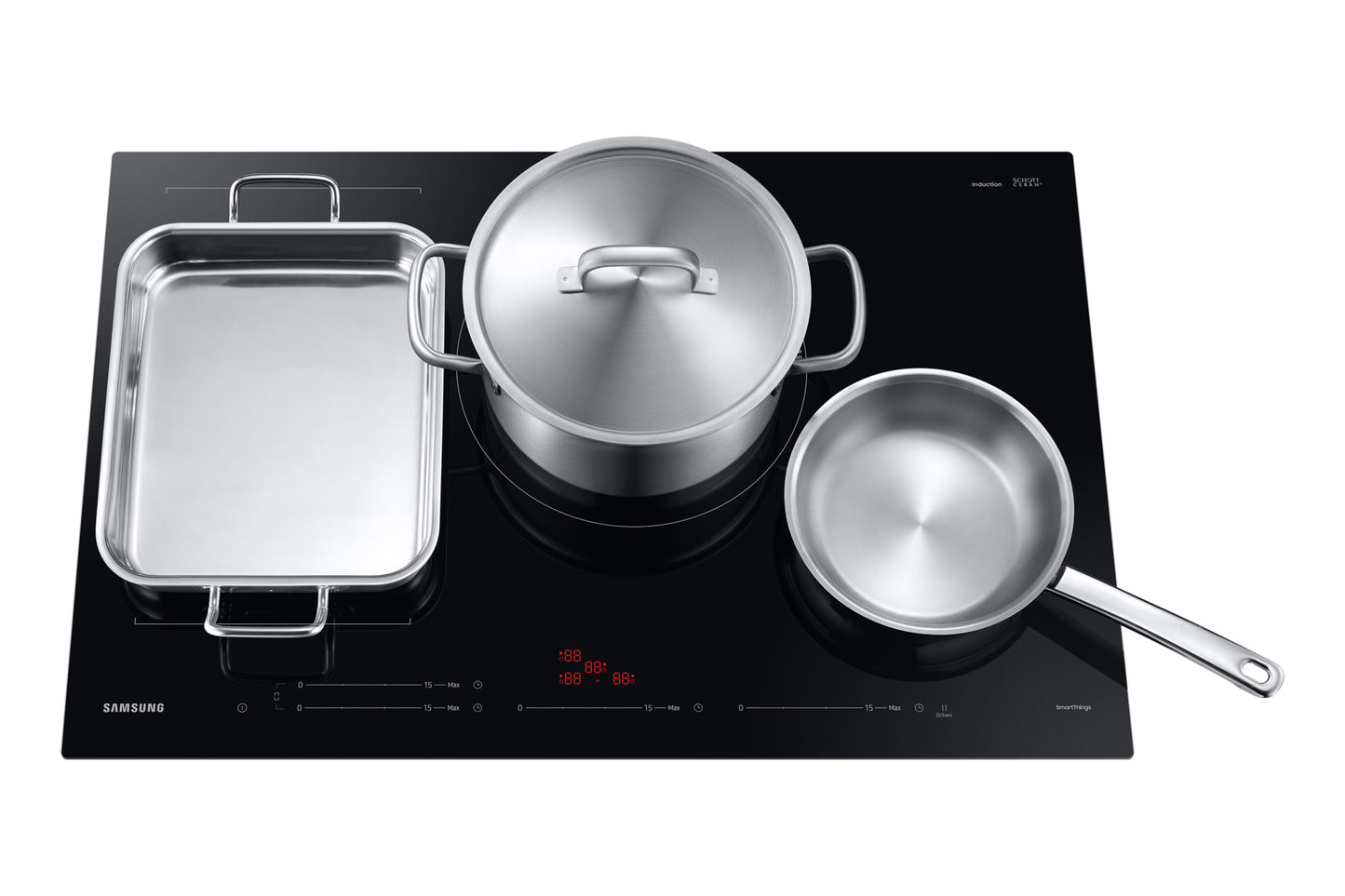 Samsung NZ84C6057FK – Inductiekookplaat – 80 cm – 4 kookzones – Touch – Veilig en krachtig