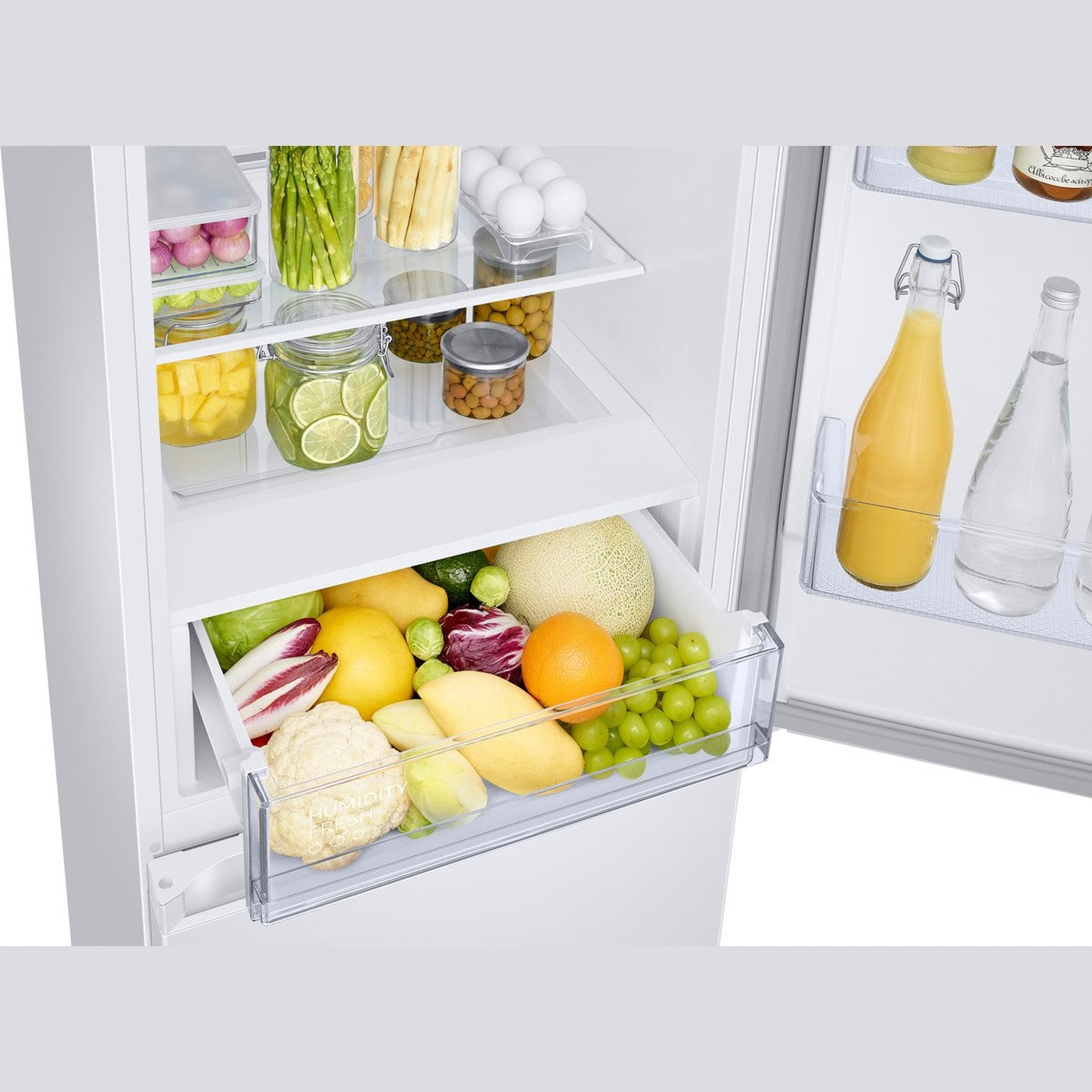 Samsung RB34C670DWWEF – Koel-vriescombinatie – 344L – Wit – Energieklasse D – No Frost – SmartThings