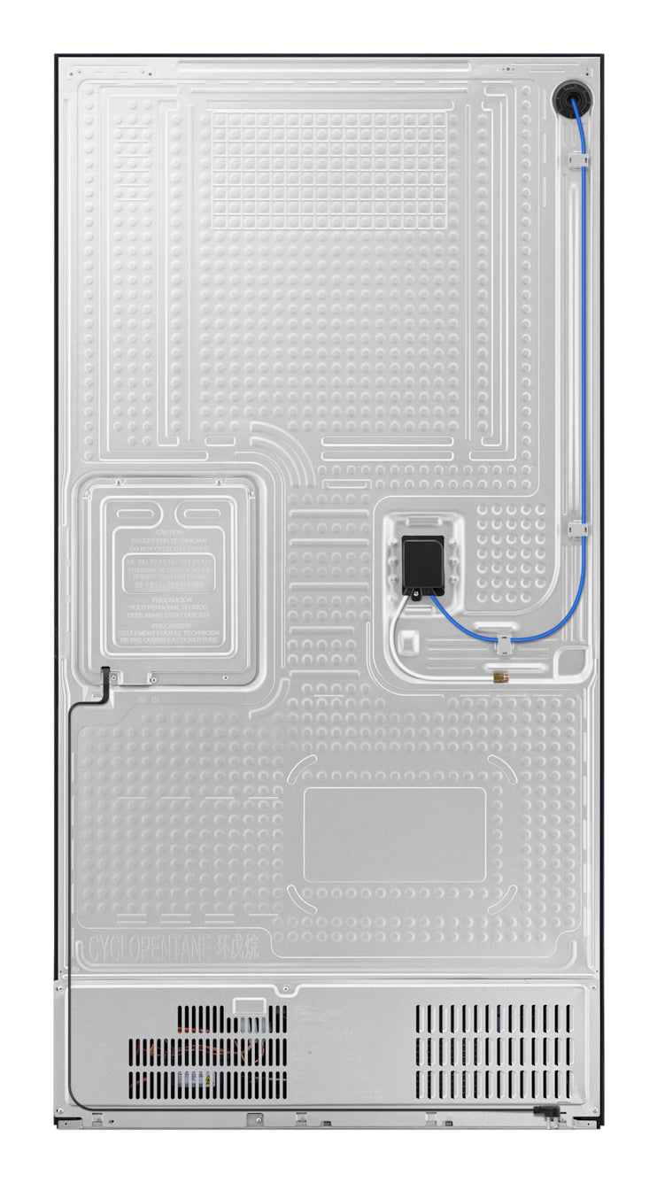 Samsung RM90F67CECEO – Amerikaanse koelkast – 654 liter – No Frost – Ijs en waterdispenser – Zwart – Energieklasse E – Stil en ruim