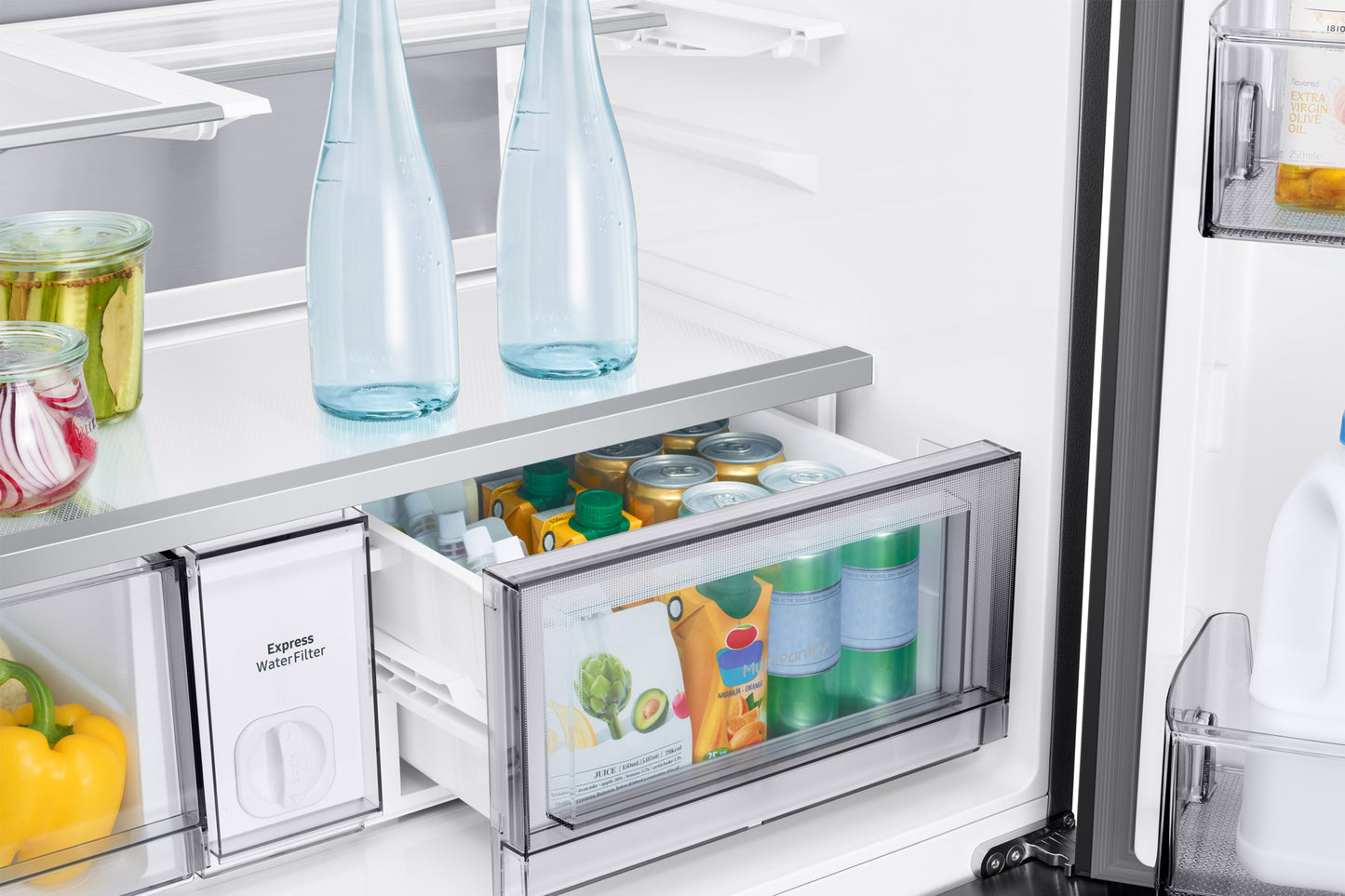 Samsung RM90F67CECEO – Amerikaanse koelkast – 654 liter – No Frost – Ijs en waterdispenser – Zwart – Energieklasse E – Stil en ruim