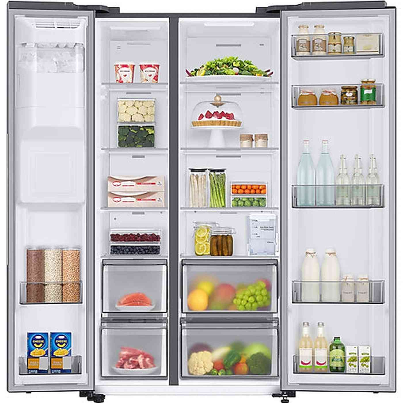 Samsung RS68CG852DS9 – Amerikaanse koelkast – 634L – RVS – Waterreservoir – IJsblokjesmachine – No Frost – Energieklasse D – Smart