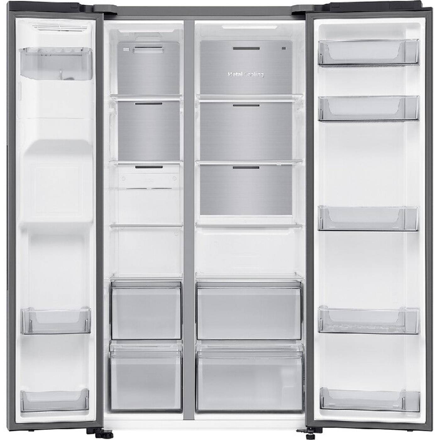 Samsung RS70F64KETEO – Amerikaanse Koelkast – 640 l – RVS – 36 dB – No Frost – Wateraansluiting – Energieklasse E