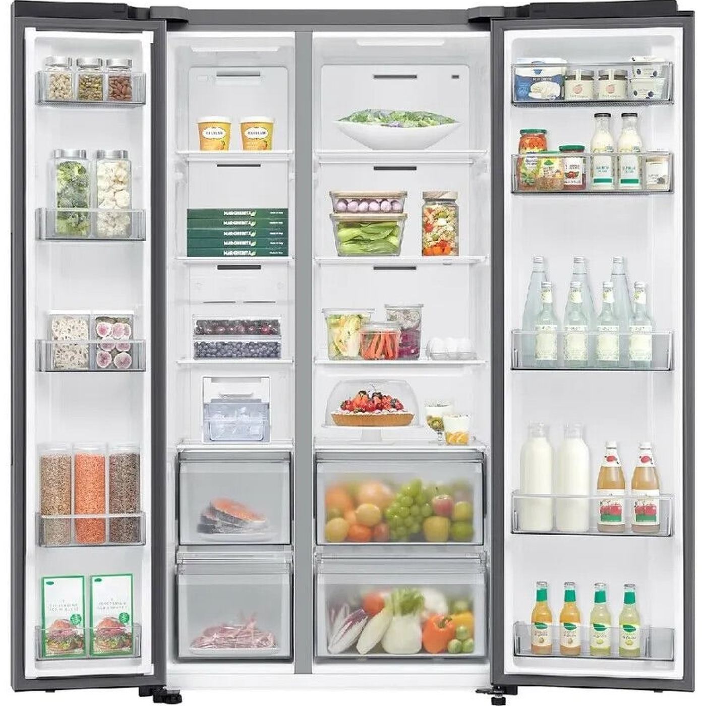 Samsung RS70F65QETEO – Amerikaanse Koelkast – 659 l – RVS – 36 dB – No Frost – App-bediening