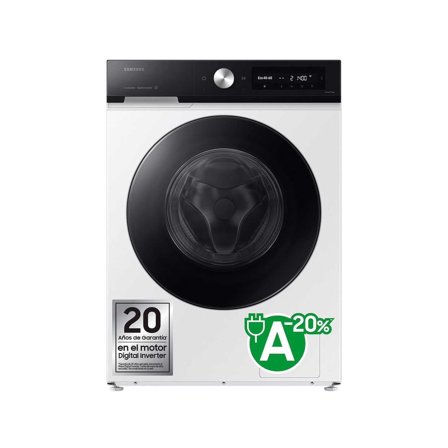 Samsung WW11DB7B94GE – Wasmachine – 1400 rpm – Zuinig in verbruik – Grote trommel – Laag geluidsniveau