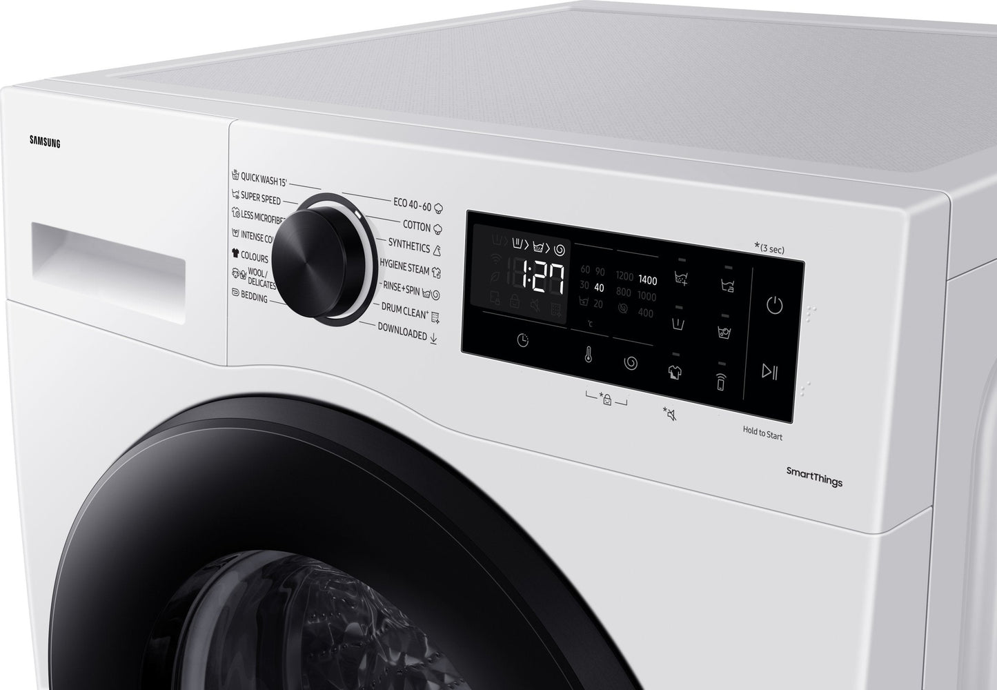 Samsung WW11DG5B25AELE – Wasmachine – 11 kg – 1400 rpm – Energieklasse A – Stil – App-bediening – Wit