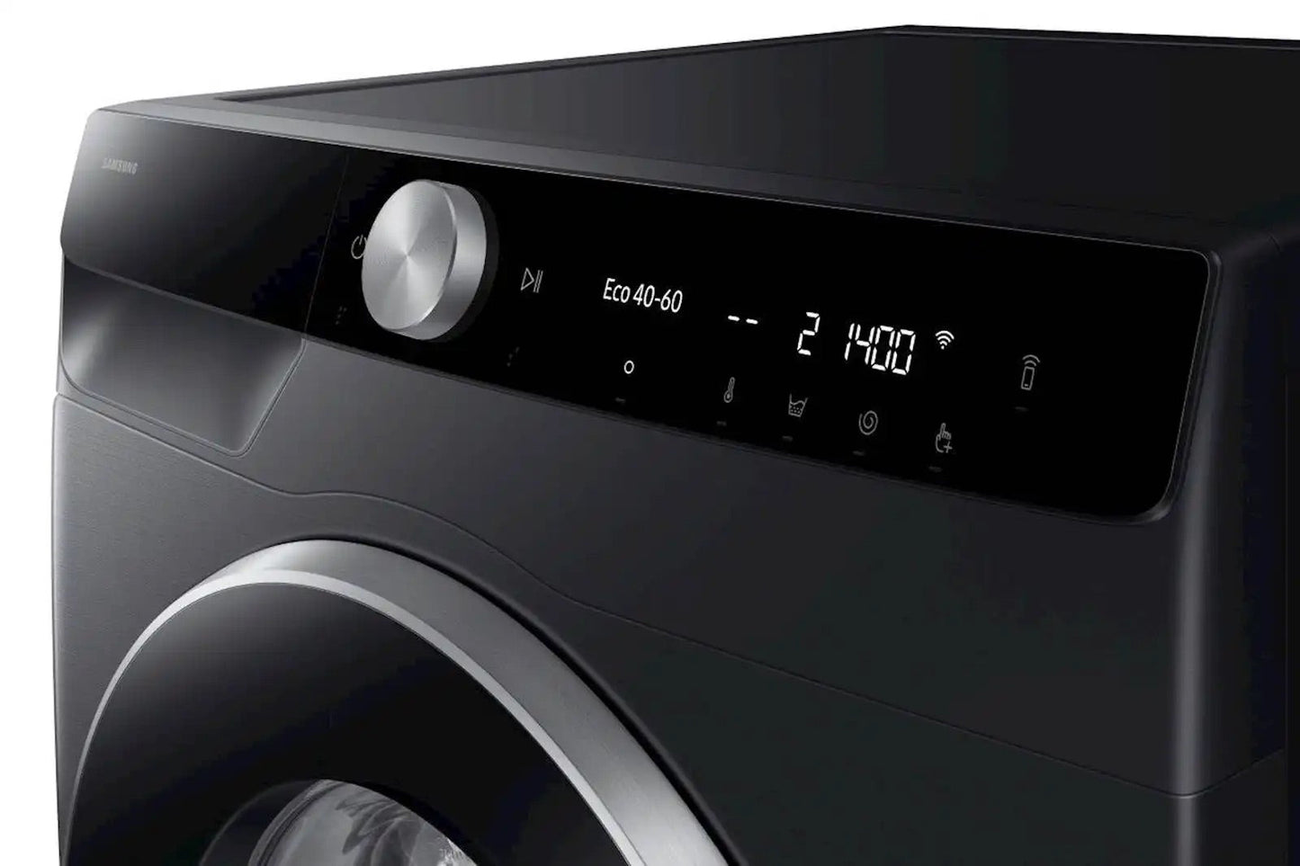 Samsung WW90DG6U8FLBU4 – Wasmachine – 9 kg – 1400 rpm – Energieklasse A – Zwart – App-bediening – Stil