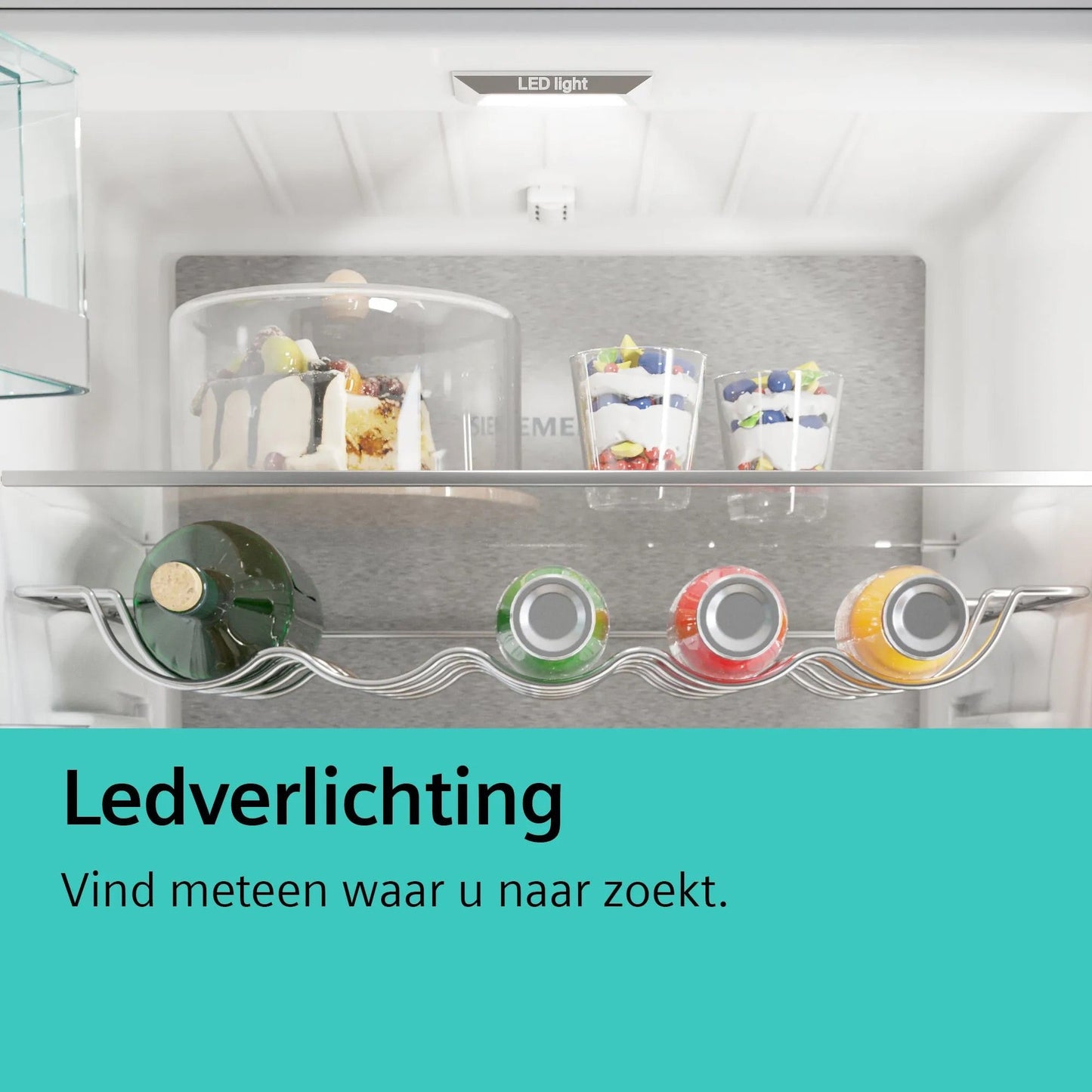 Siemens KI51FADE0 – Inbouw Koelkast – 220 liter – Deur-op-deur – Energieklasse E – Geluidsniveau 37 dB