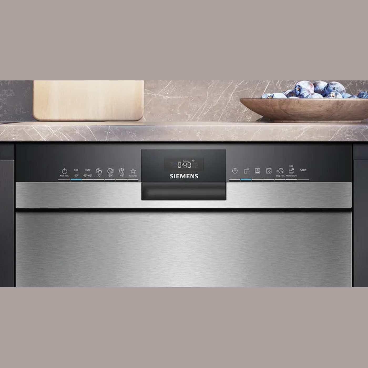 Siemens SN43ES22AE – Onderbouw Vaatwasser – 13 couverts – RVS – Wifi – Energieklasse A