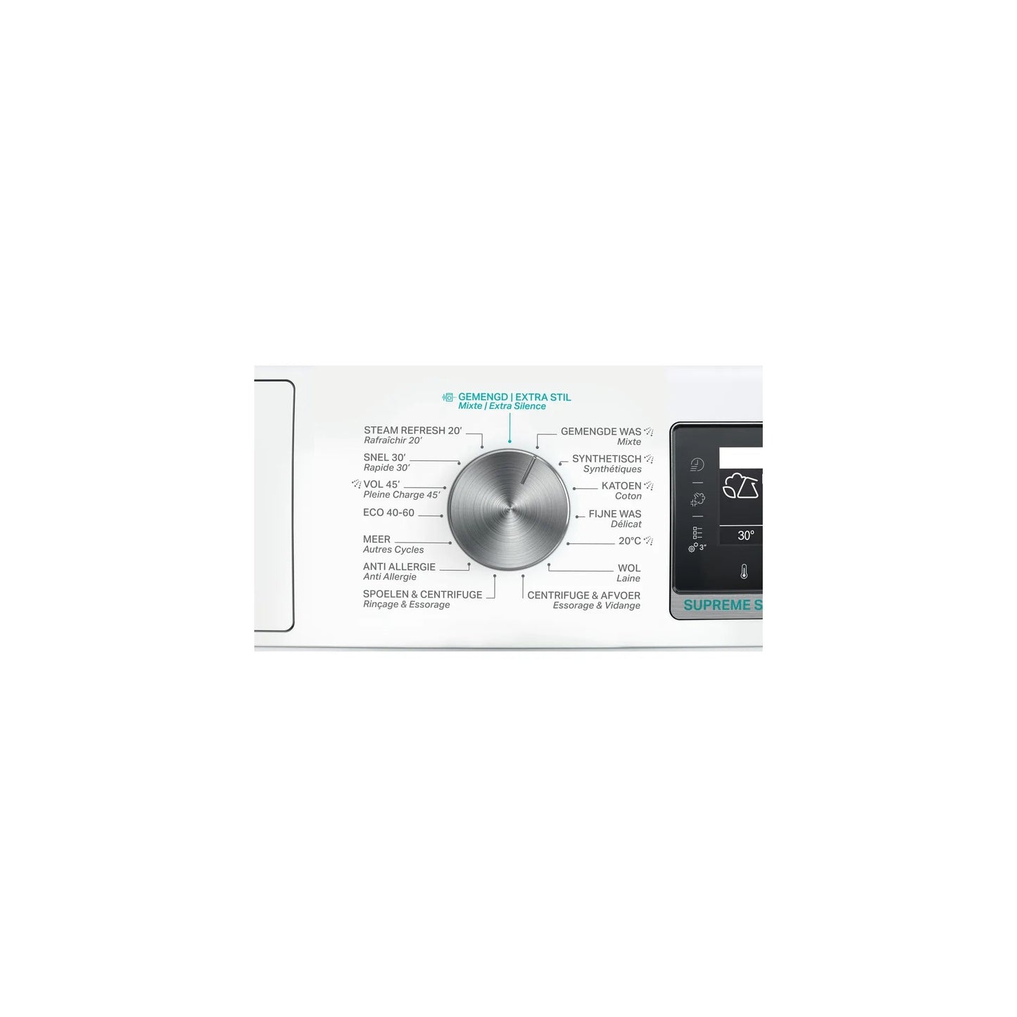 Whirlpool W799SILENCEBE – Wasmachine – 9 kg – Energieklasse A – 1400 rpm – Fluisterstil en zuinig