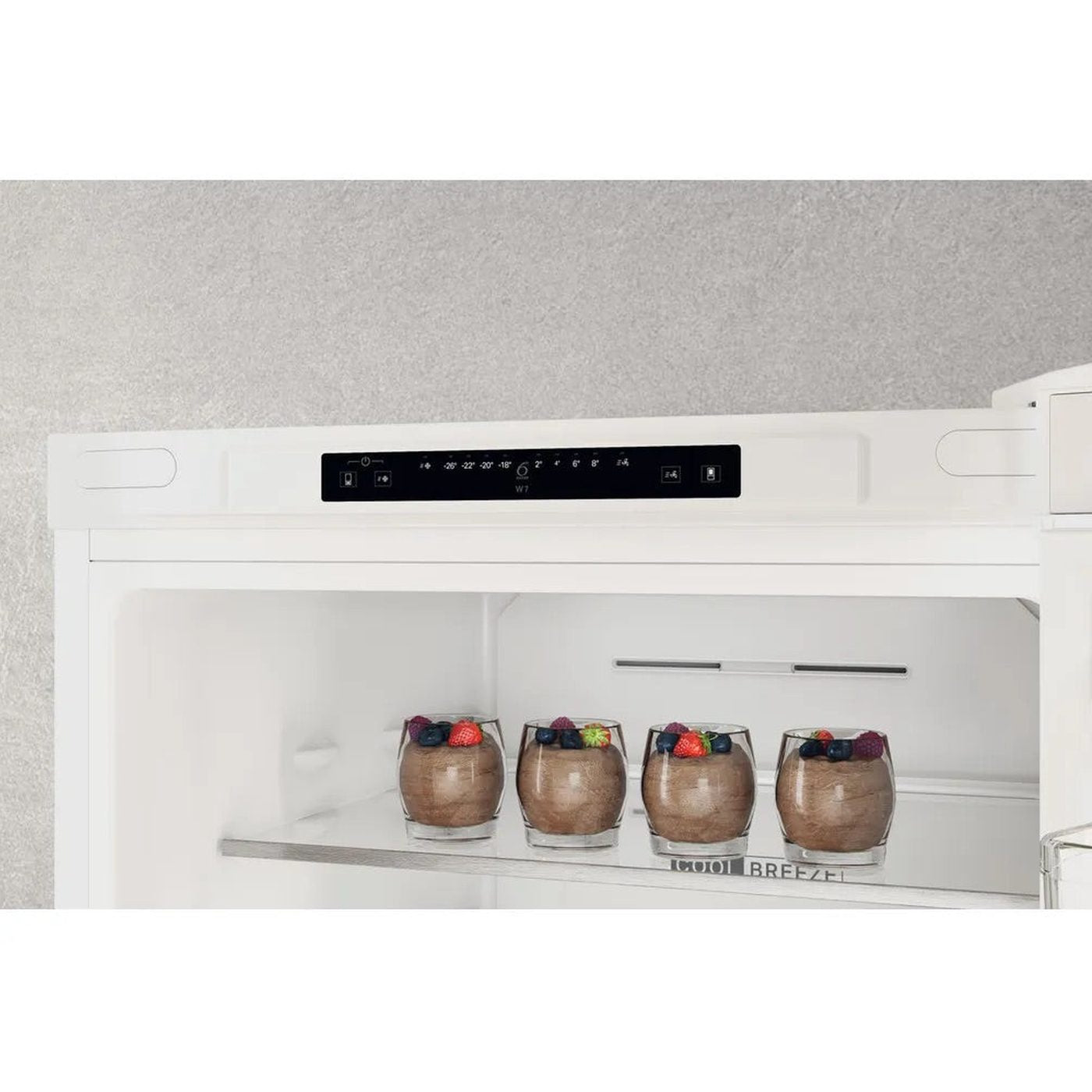 Whirlpool W7X83AW – Vrijstaande koel-vriescombinatie – 335 liter – No Frost – Wit – Energieklasse D – Stil en efficiënt