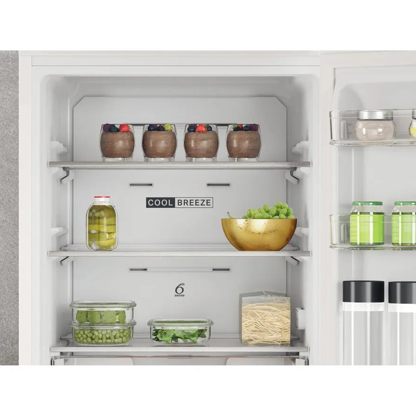 Whirlpool W7X83AW – Vrijstaande koel-vriescombinatie – 335 liter – No Frost – Wit – Energieklasse D – Stil en efficiënt