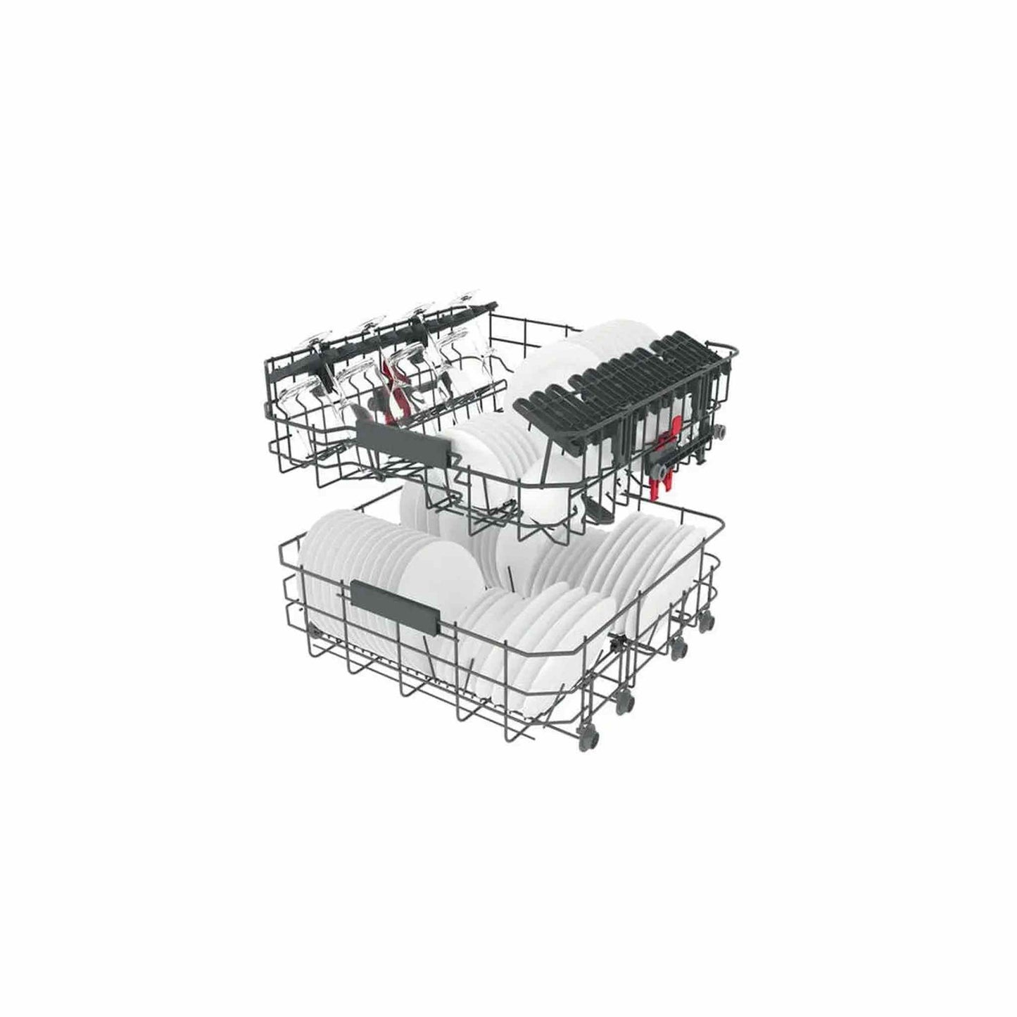 Whirlpool WIC3C26F - Inbouw vaatwasser - Volledig geïntegreerd