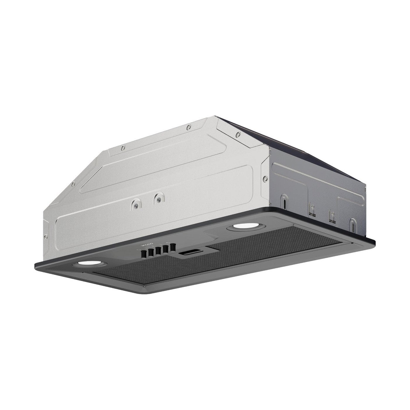Wiggo WE-E573R(BB) – Inbouw Afzuigkap – Zwart RVS – 60 cm – Stil – LED-verlichting