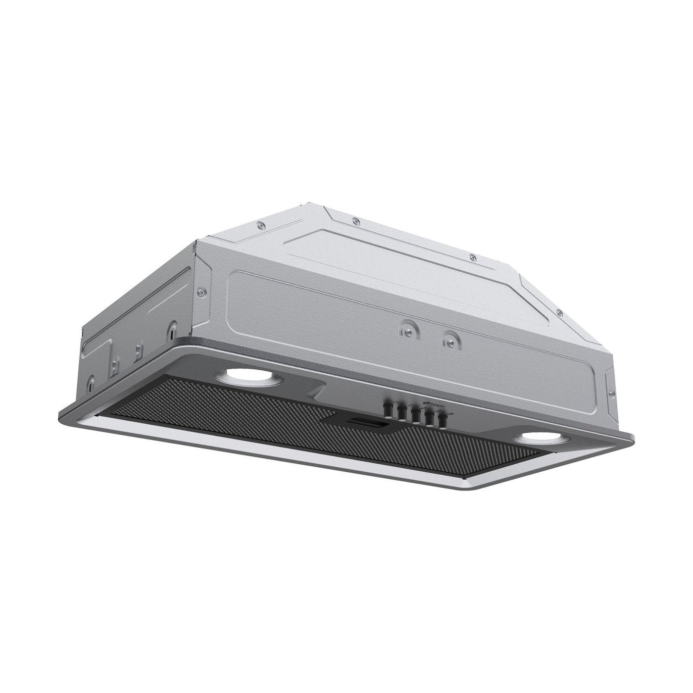Wiggo WE-E573R(GB) – Inbouw Afzuigkap – Grijs RVS – 60 cm – LED – Stil – Energiezuinig