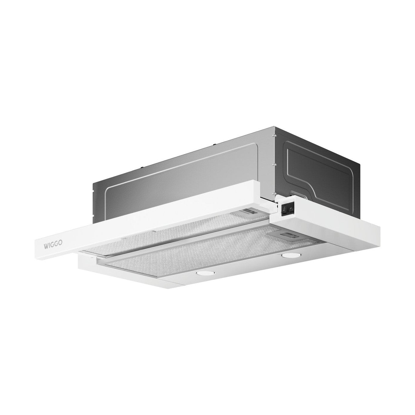 Wiggo WE-E632ER(W) – Vlakscherm Afzuigkap – Wit – 60 cm – LED – Energiezuinig – Fluisterstil