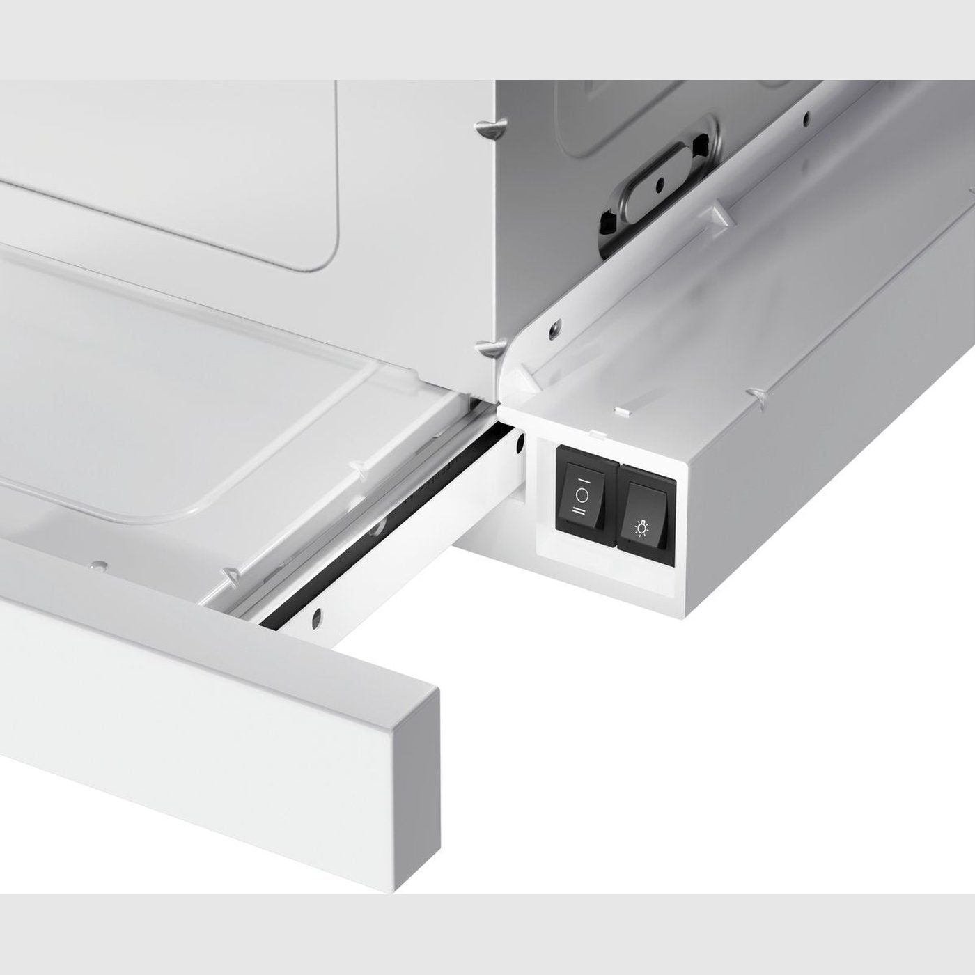 Wiggo WE-E632ER(W) – Vlakscherm Afzuigkap – Wit – 60 cm – LED – Energiezuinig – Fluisterstil