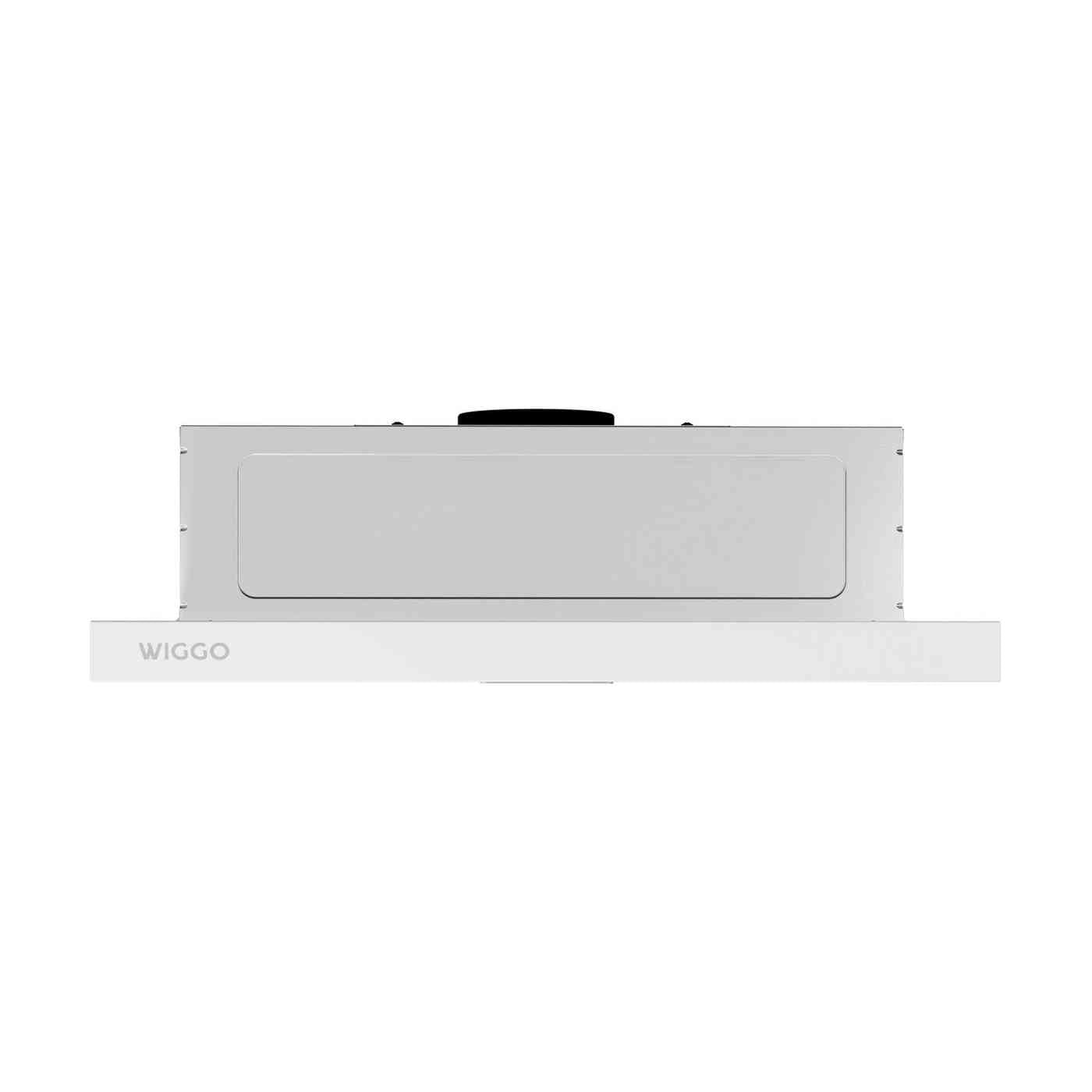 Wiggo WE-E632ER(W) – Vlakscherm Afzuigkap – Wit – 60 cm – LED – Energiezuinig – Fluisterstil