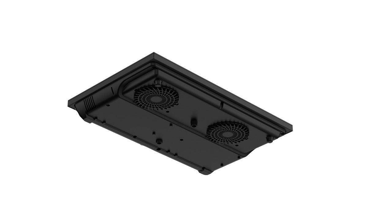 Wiggo WH-B313IRS(B) – Inductiekookplaat – 30 cm – 2 kookzones – Inbouw – Touchbediening – 4000W – Zwart – Keramisch glas – 1-fase