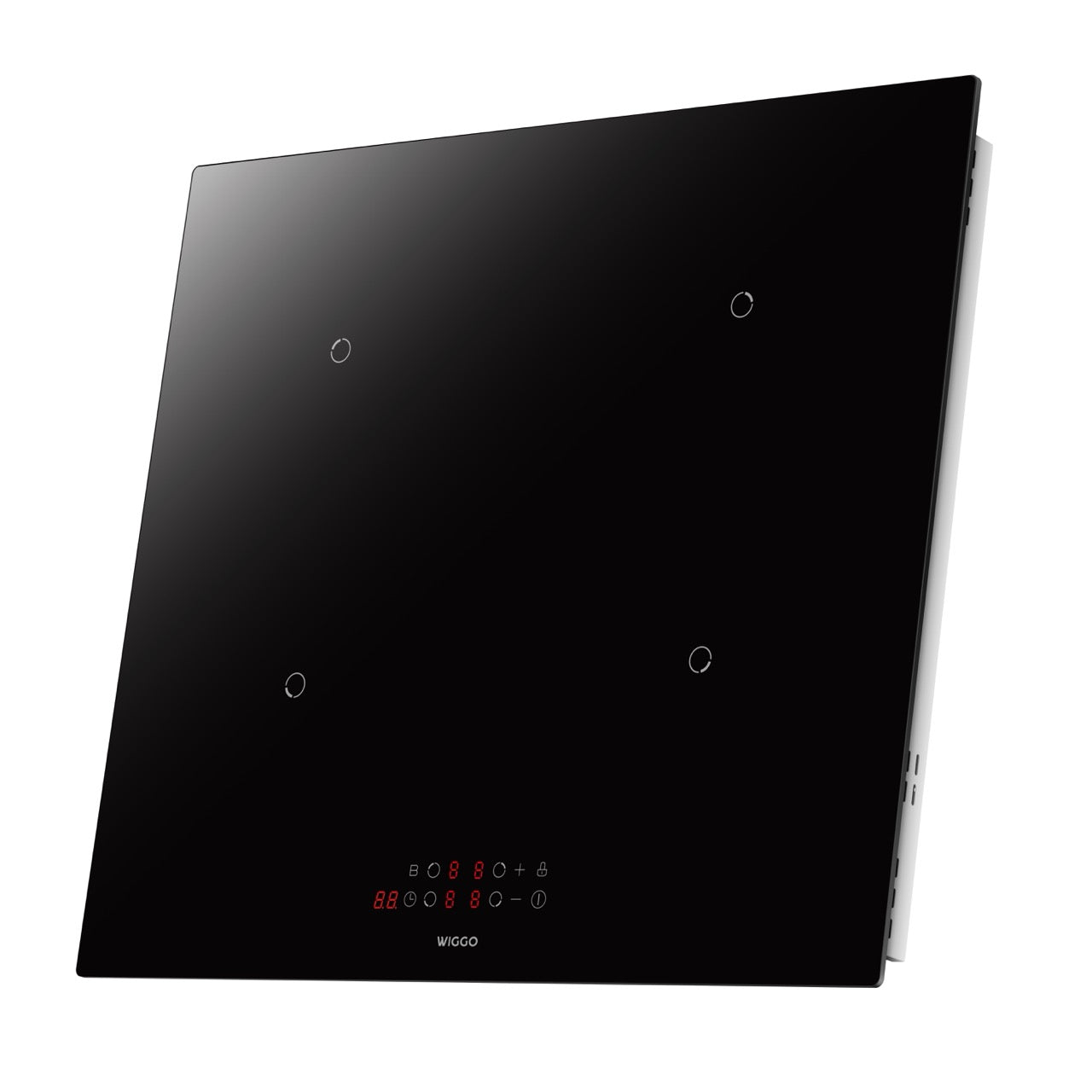 Wiggo WH-B624IRT(B) – Inductiekookplaat – 60 cm – 4 zones – Inbouw – 7200W – Touch – Zwart – Keramisch glas – 2‑fase