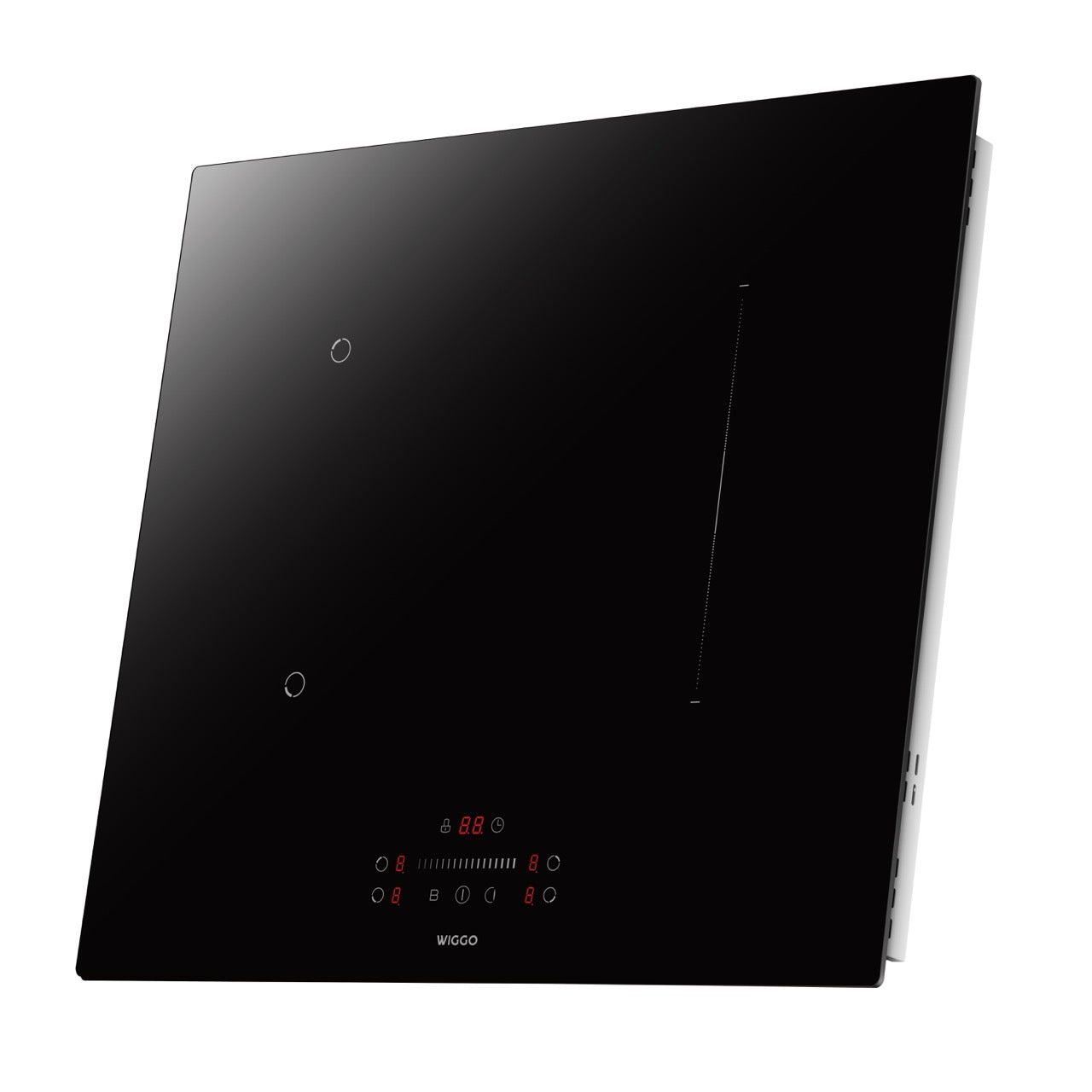 Wiggo WH-B625IRS(B) – Inductiekookplaat – 60 cm – 4 zones + bridge – 7200W – Touch – Zwart – Keramisch glas – 2-fase