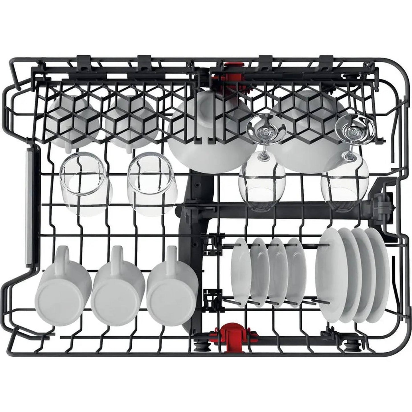 Whirlpool WSBO3O23PFX - Inbouw vaatwasser - Half geïntegreerd